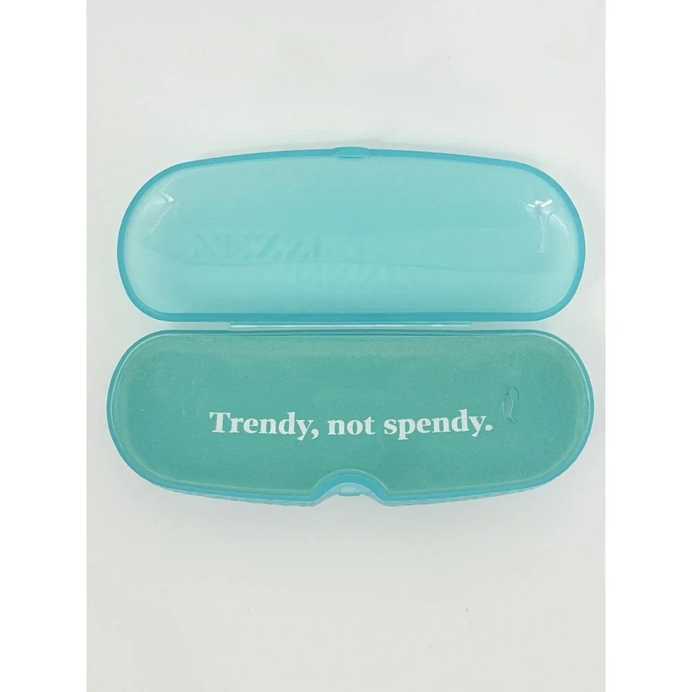 Zenni 4436616 Eyeglasses Frames Blue Tortoise Fade Flex with Case